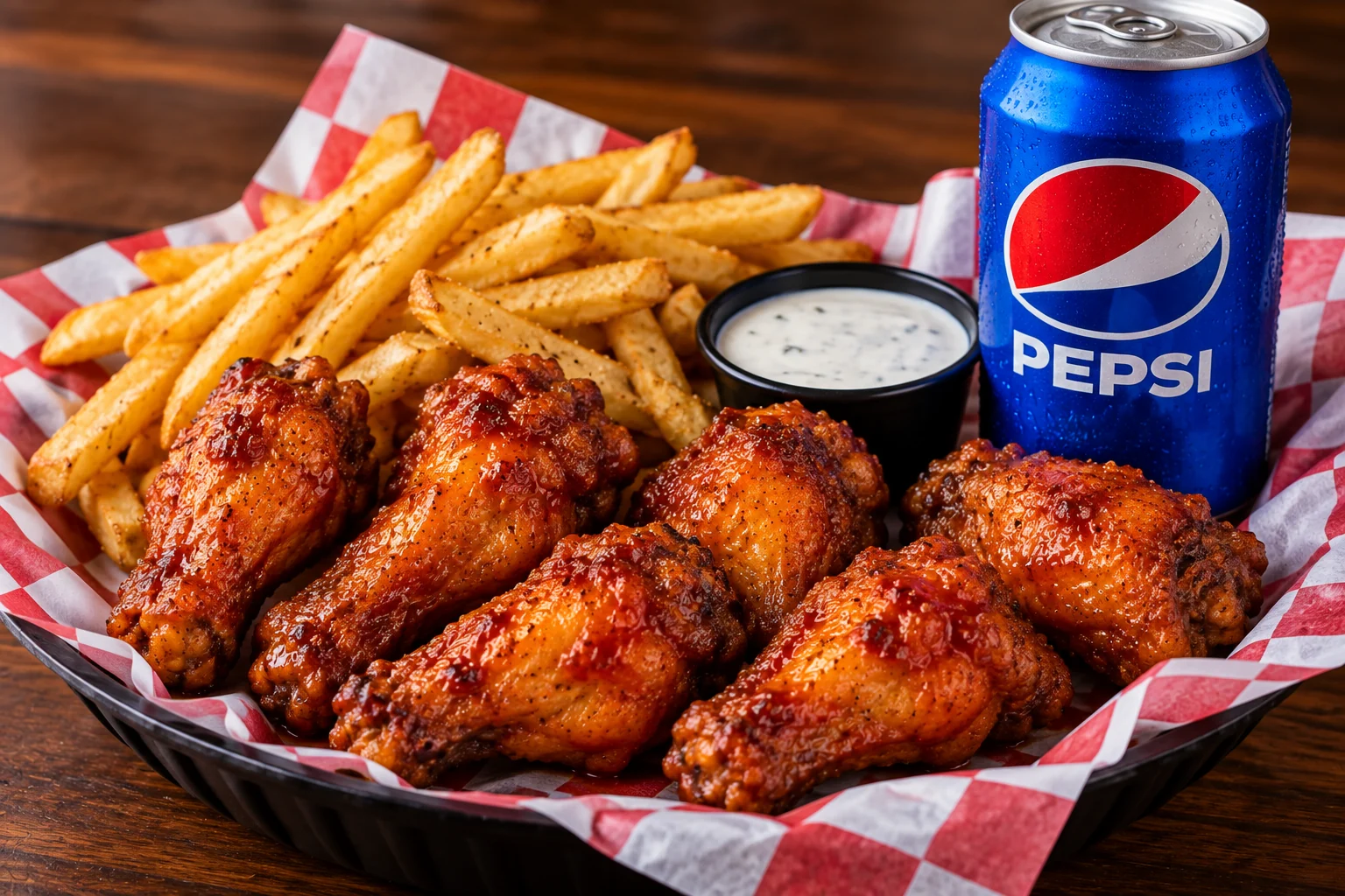 6 Piece Wings Combo
